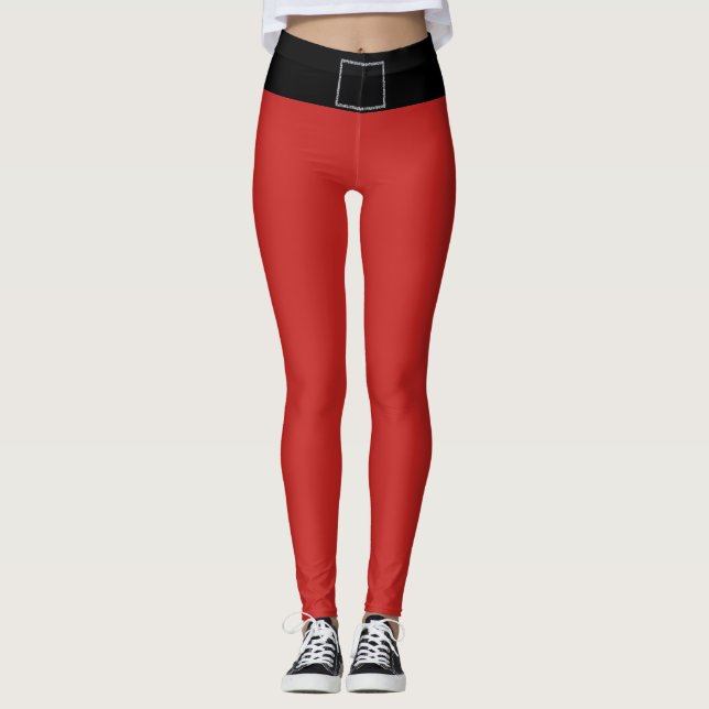 Santa Kostym Leggings (Framsida)