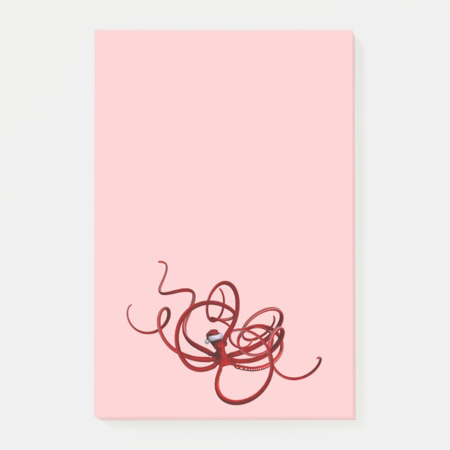 Santa Kraken Post-it Block (Framsida)