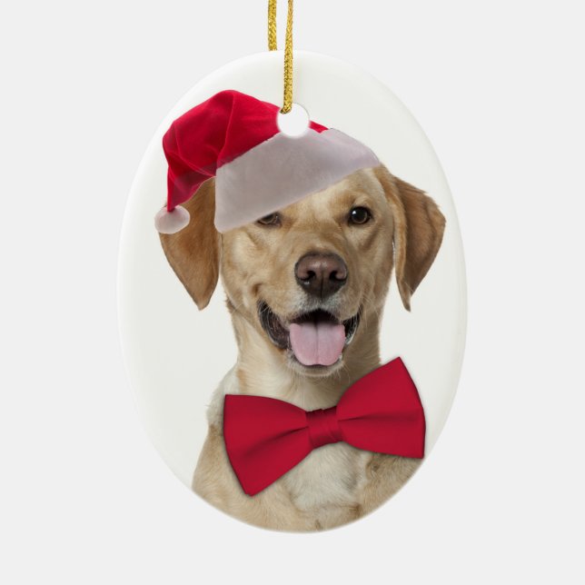 Santa Lab jul Ornament (Baksidan)