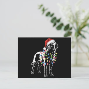 Santa Labrador Retriever jul Light Hund älskare Helg Vykort