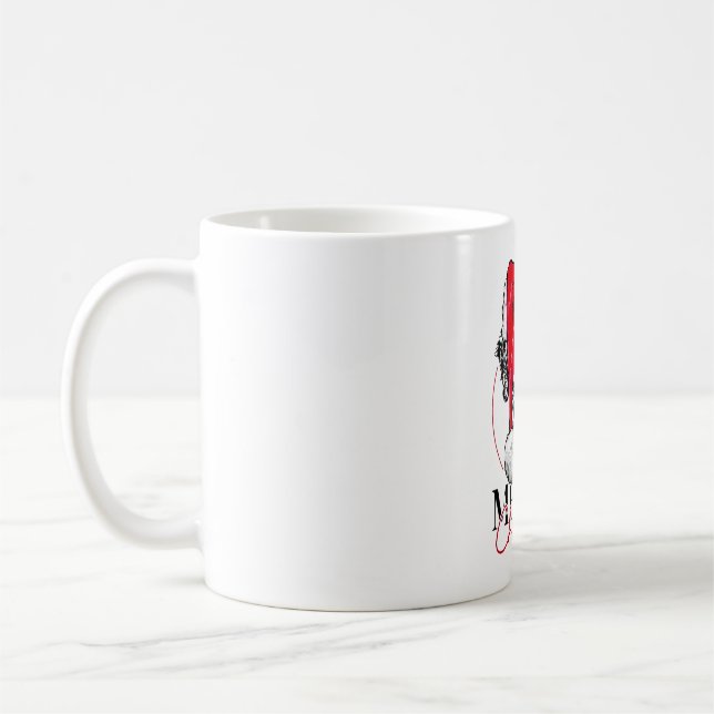 Santa Lagotto Romagnolo God jul hund mamma Kaffemugg (Vänster)