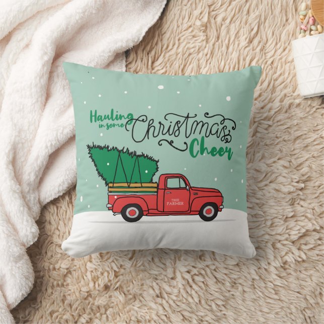 Santa Land jul Art Overly Land Christm Kudde (Filt)