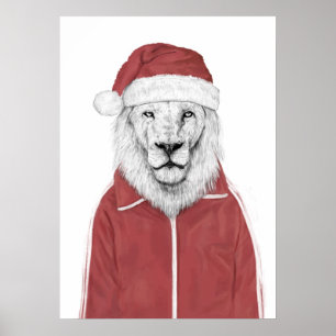 Santa lejon poster