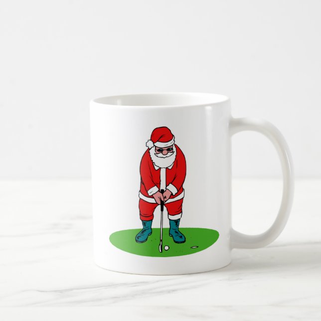 Santa leker golf kaffemugg (Höger)