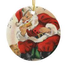 Santa leker harmonicaen