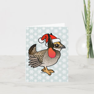 Santa Lesser Prärie-Höna Helgkort