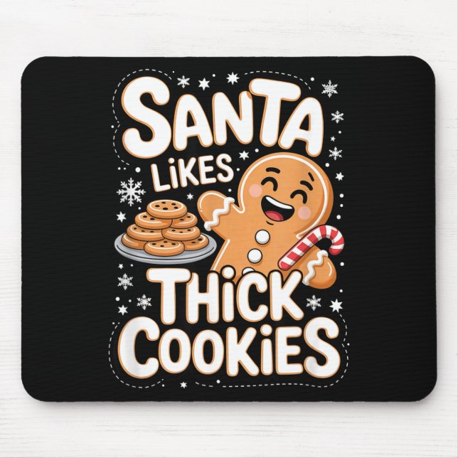 Santa Likes Thick Cookies Funny Adult Humor Ginger Musmatta (Framsidan)