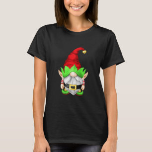 Santa Little Helper med Elf Öron Finny jul T Shirt