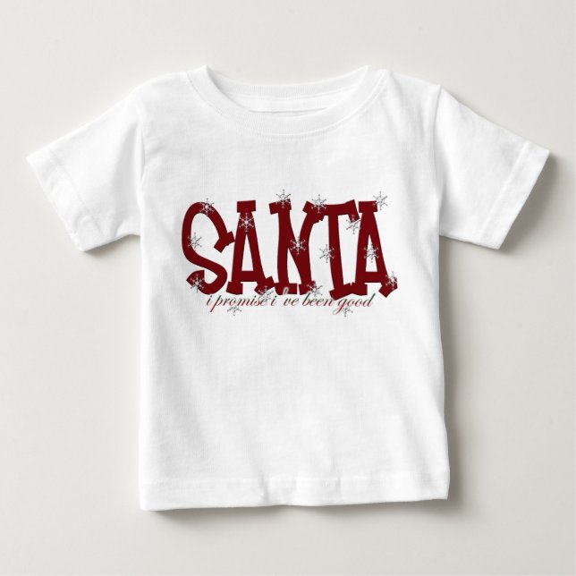 santa löftebebis tee shirt (Framsida)