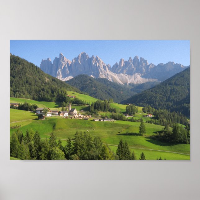 Santa Maddalena Dolomites Poster (Framsidan)