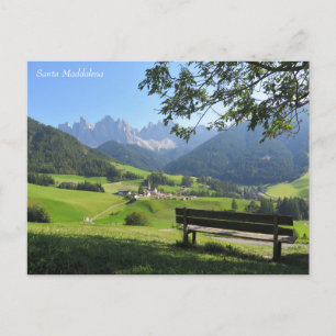 Santa Maddalena Dolomites Vykort