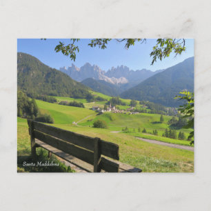 Santa Maddalena Dolomites Vykort