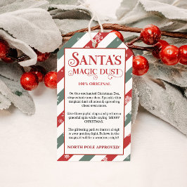 Santa Magic Dust-jultomten Godkänd Presentetikett