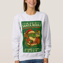 Santa Mahj ful jultröja sweatshirt
