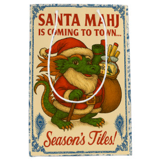 Santa Mahj Gift Bag 