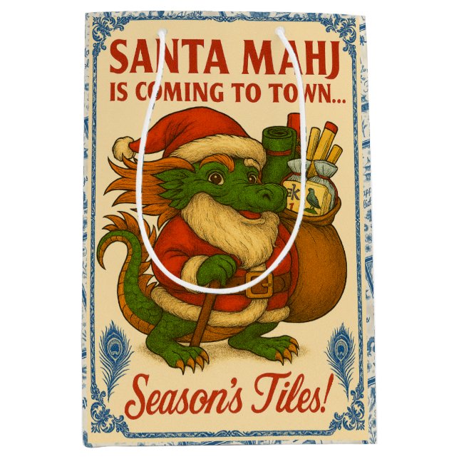 Santa Mahj Gift Bag  (Framsidan)