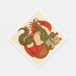 Santa Mahj! Höjdpunktsservetter Pappersservett