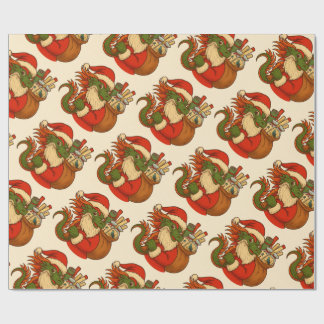 Santa Mahj Holiday Gift Wrapping Presentpapper