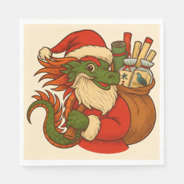 Santa Mahj! Holiday Napkins Pappersservett