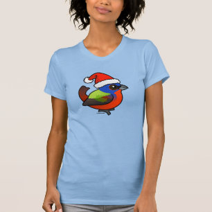Santa målade Bunting Tee