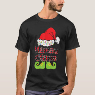 Santa Mamaw Claus julmatchningsfamilj T Shirt