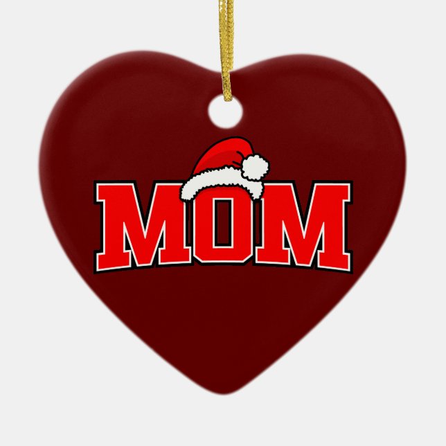 Santa Mamma Heart Ornament (Framsidan)