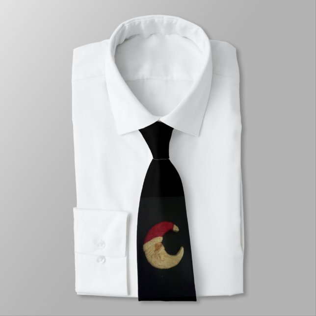 SANTA MÅNE ANPASSNINGSBAR CHRISTMAS TIE SLIPS (Bunden)