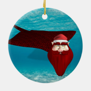 Santa Manta Julgransprydnad Keramik