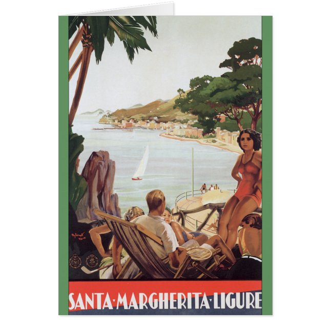 Santa Margherita Ligure Hälsningskort (Framsidan)