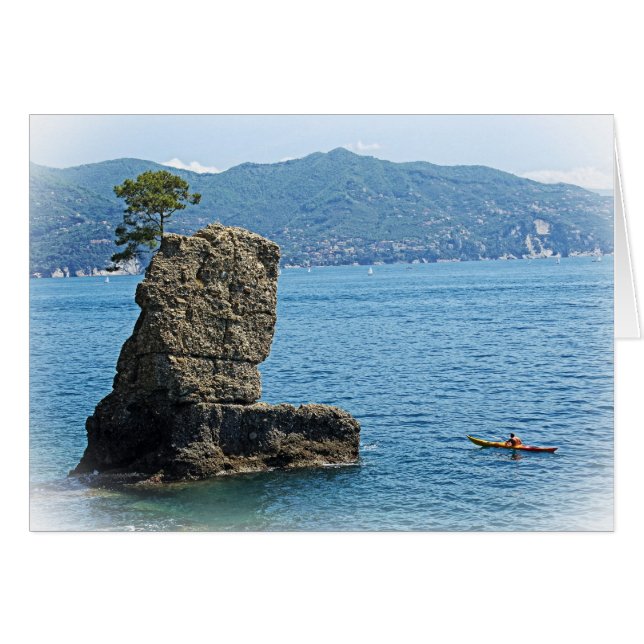 Santa Margherita Ligure - Italien Greeting Card Hälsningskort (Framsidan Horizontal)