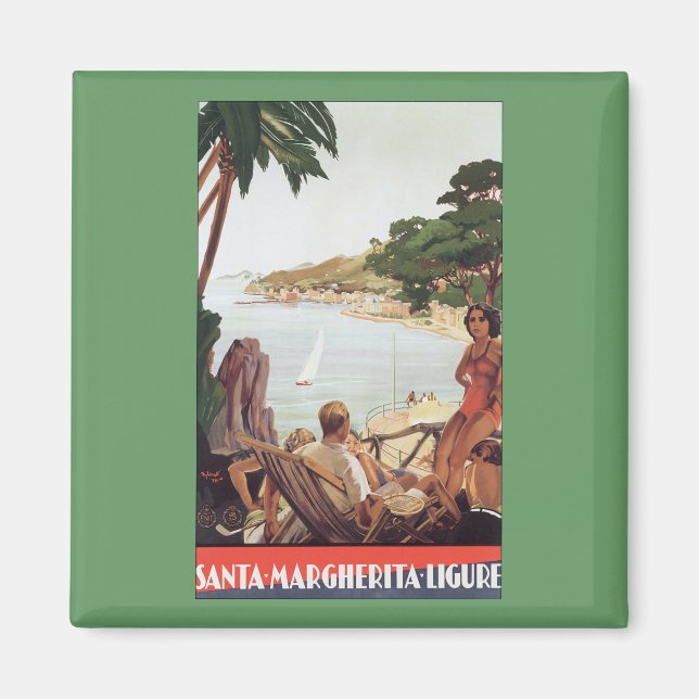 Santa Margherita Ligure Magnet (Framsidan)