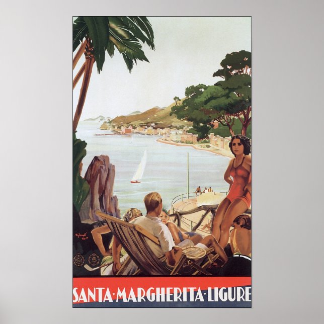 Santa Margherita Ligure Poster (Framsidan)