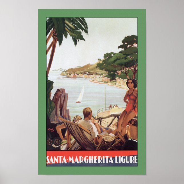 Santa Margherita Ligure Poster (Framsidan)