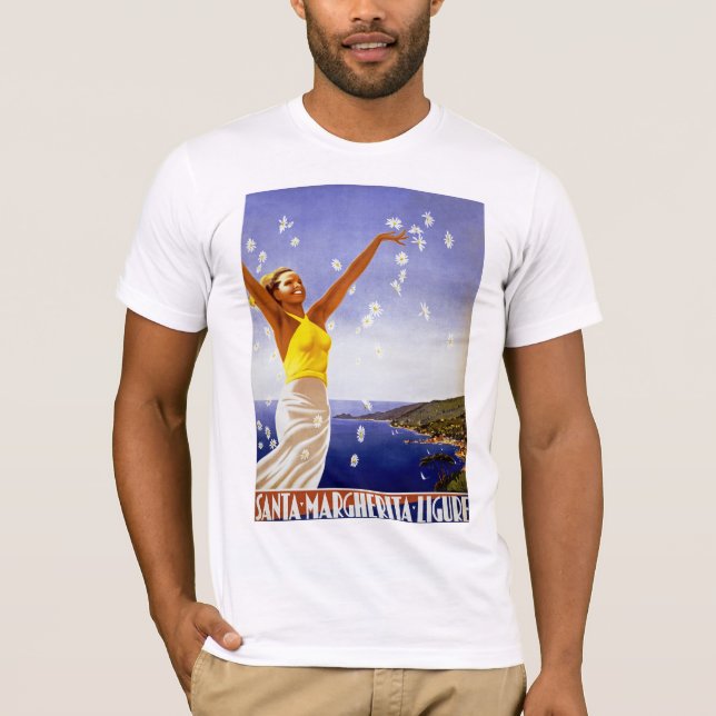 Santa Margherita Ligure Tee Shirt (Framsida)