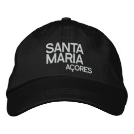 Santa Maria Azres justerbar hatt Broderad Keps
