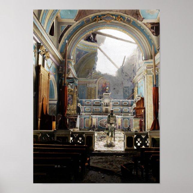 Santa Maria degli Angeli, Acerno, Italien 1943 Poster (Framsidan)