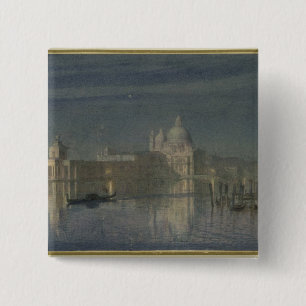 Santa Maria Della honnör, Venedig, månsken, 1863 Knapp