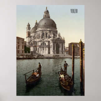Santa Maria della Salute i Venedig (1900) Poster