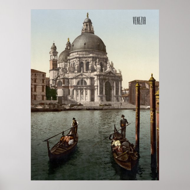 Santa Maria della Salute i Venedig (1900) Poster (Framsidan)