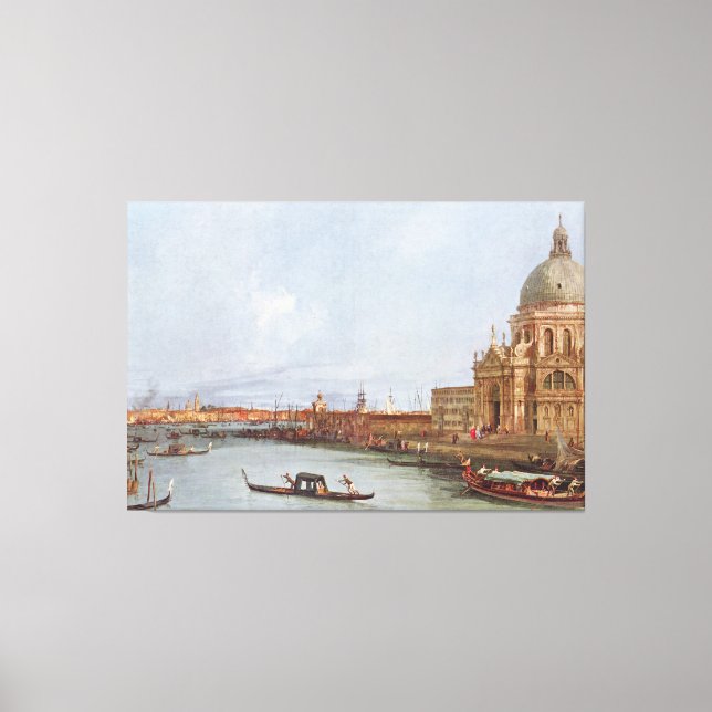 Santa Maria della Salute i Venedig Canvastryck (Framsida)