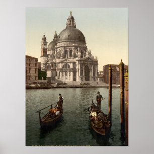 Santa Maria dellahonnör mig, Venedig, italien Poster