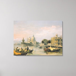 Santa Maria dellahonnör, Venedig, 19th århundrad Canvastryck