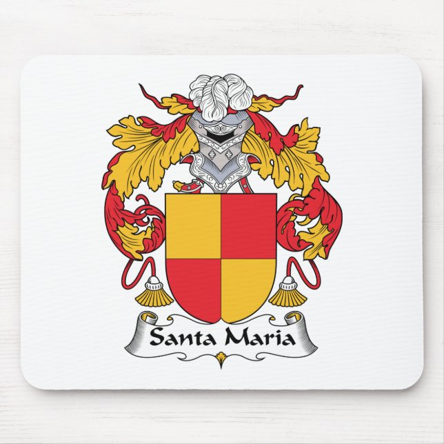 Santa Maria familjvapensköld Musmatta (Framsidan)