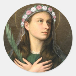 Santa Maria Goretti Runt Klistermärke