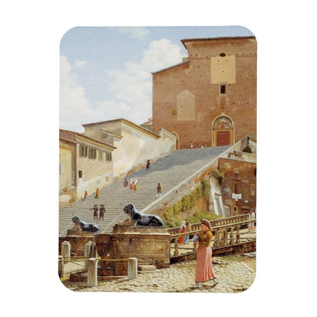 Santa Maria in Aracoeli i Rom Magnet (Vertikal)