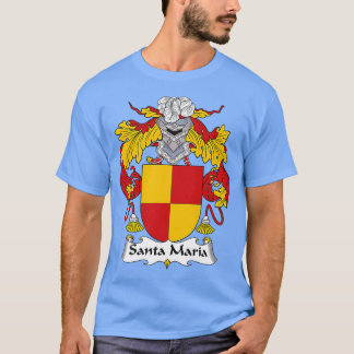 Santa Maria Jackar om Arm Family Crest T Shirt