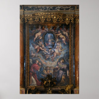 Santa Maria-kyrkans huvudaltare Poster