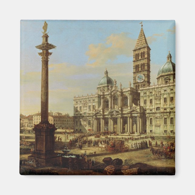 Santa Maria Maggiore, Rom, 1739 Magnet (Framsidan)