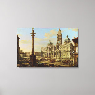 Santa Maria Maggiore, Rome, 1739 Canvastryck