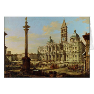 Santa Maria Maggiore, Rome, 1739 Hälsningskort